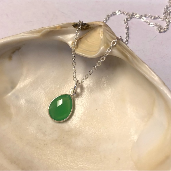 Nela’s Creations Jewelry - 925 Silver & Jade Necklace